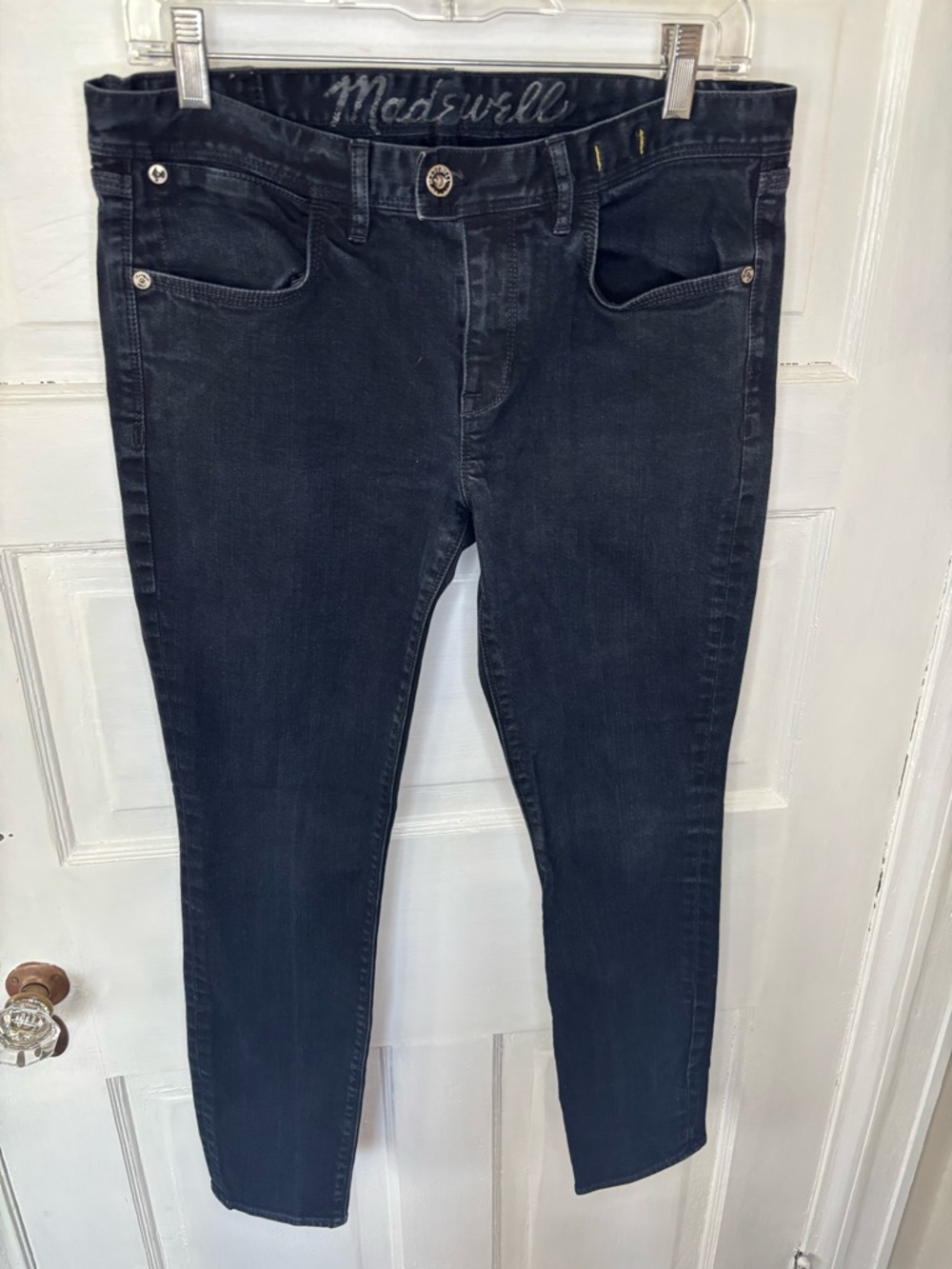 Vintage Madewell Women's Skinny Jeans in Washed Black